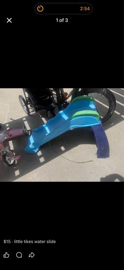 little tikes water slide