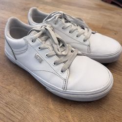 Vans White Boys Size 4.5