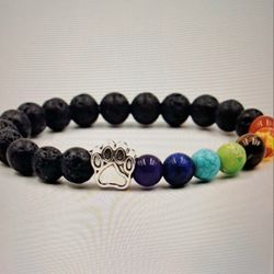 7 Chakra Paw Bracelet