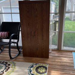 Storage Cabinet With Three Shelves