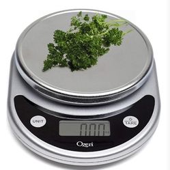 Ozeri ZK14-S Pronto Digital Multifunction Kitchen and Food Scale, Black, 8.25
