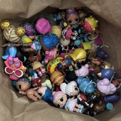 Bag Full Of Many Many LOL Dolls.