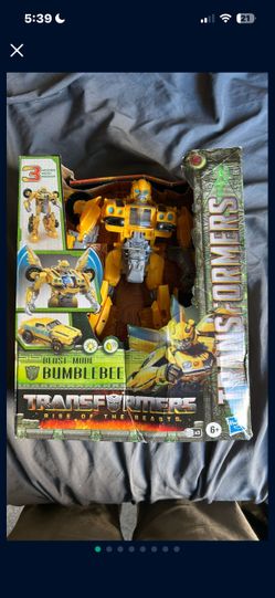 Transformers Beast Mode Bumblebee$ Drop $35  Firm ! 11” 3 Modes Talks And Transforms!