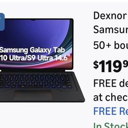 Dexnor Keyboard Case for Samsung Galaxy Tab S10 Ultra/ S9 Ultra 14.6 Inch Magnetic