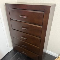 Walnut Dresser and Chest 