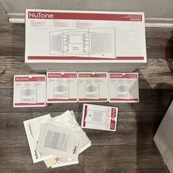 NuTone NM200K Music Intercom Kit NM200WH & 4 NRS200WH & NDB300WH