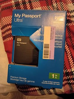 WD My Passport Ultra 1TB External Hard Drive