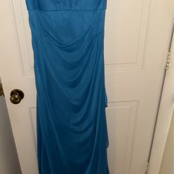 Davids Bridal Turquoise Formal Size 12