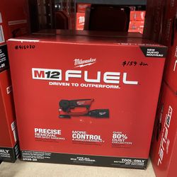 Milwaukee M12 FUEL 12V Lithium-Ion Brushless Cordless 3 in. Random Orbital Detail Sander
