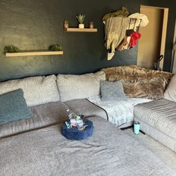 Large Sectional  & Ottoman 