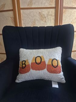Hand Beaded halloween pillow