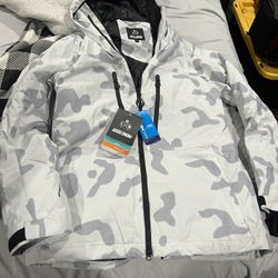 Gsou Snow Windproof Waterproof Jacket size small 