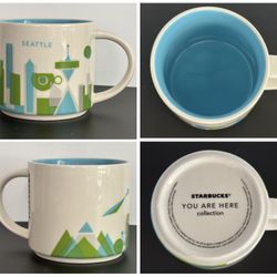 Starbucks Seattle Texas Chicago You Are Here series coffee mug