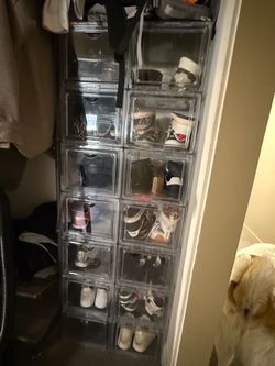 ACRYLIC SHOE BOXES