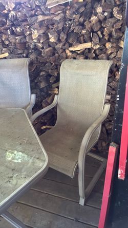 Outdoor table & chairs