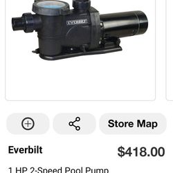 In Ground Pool Pump Everbilt 1 Horsepower 
