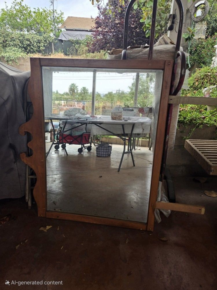 Antique mirror