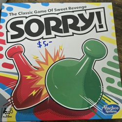 Classic Sorry! Board Game,  Used, Opened 