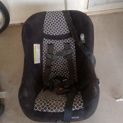 Car.
 Seat and booster seat.
