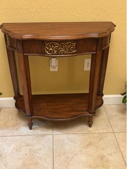Ornate Carved Wood Console Table – MUST GO TOMORROW
