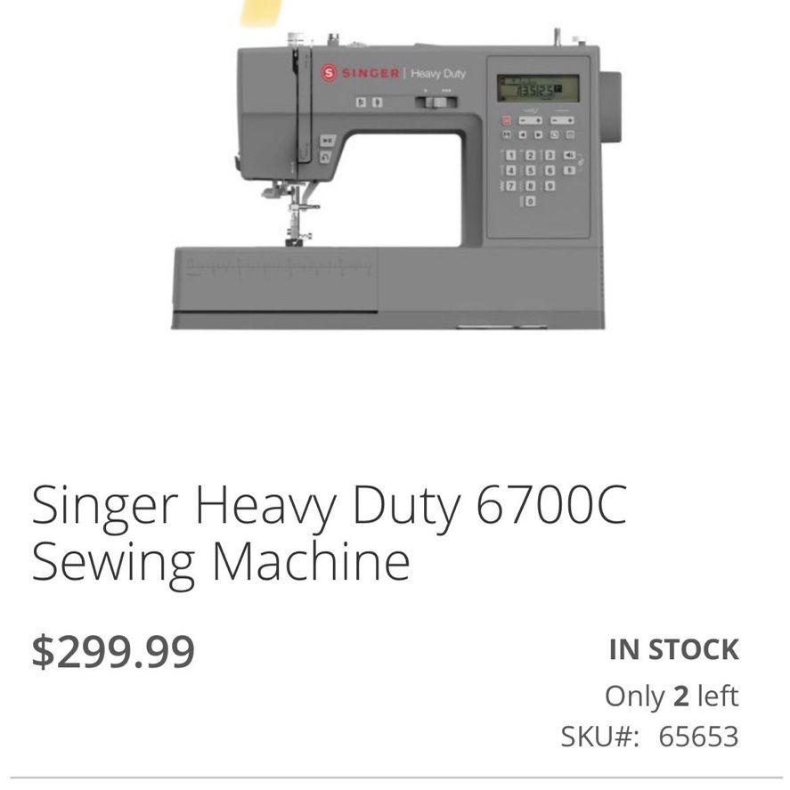 Singer Simple Sewing Machine for Sale in Los Angeles, CA - OfferUp