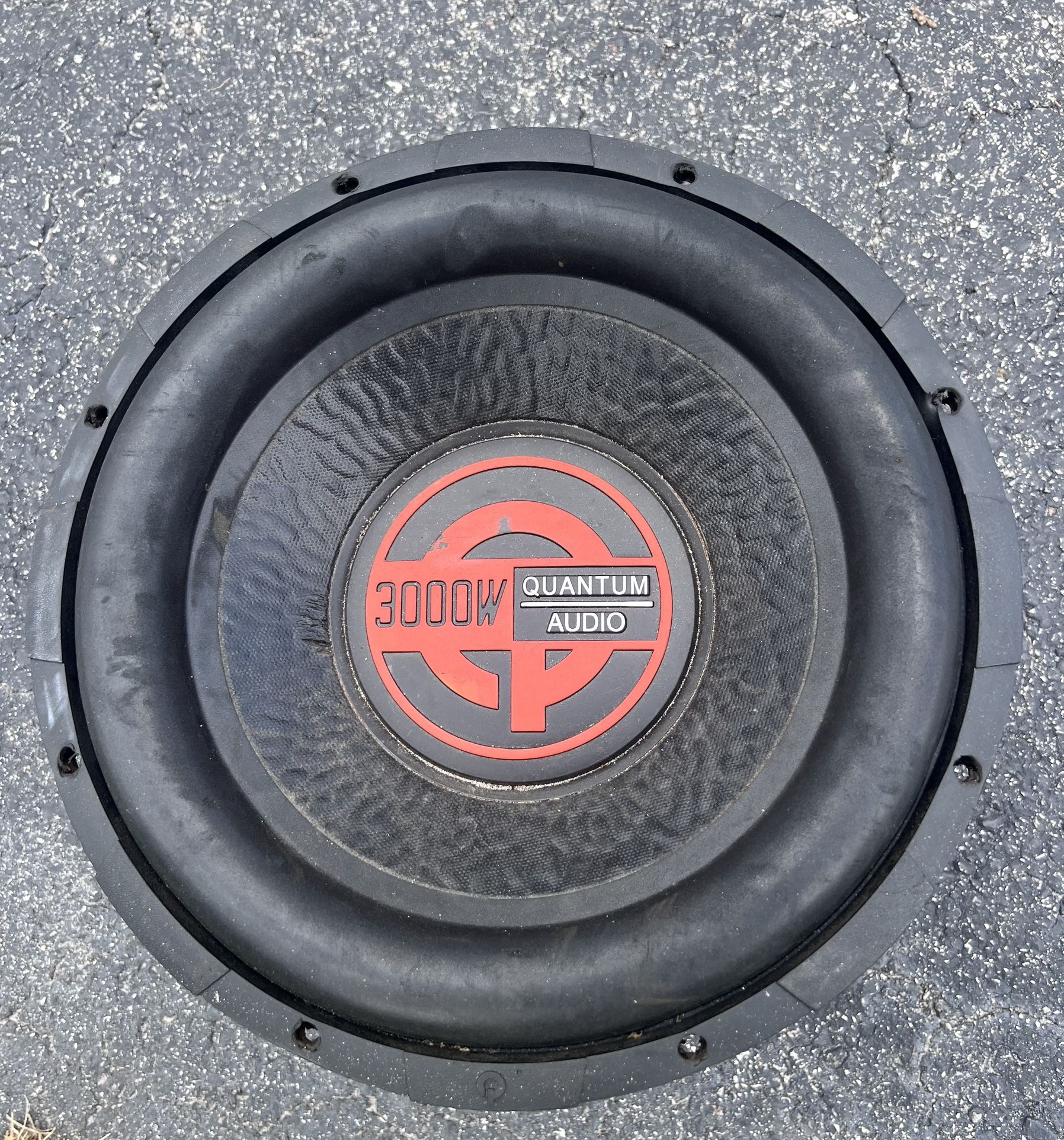 Car Audio Quantum 3000 Watt Subwoofer 3000W MAX 15 INCH SUBWOOFER