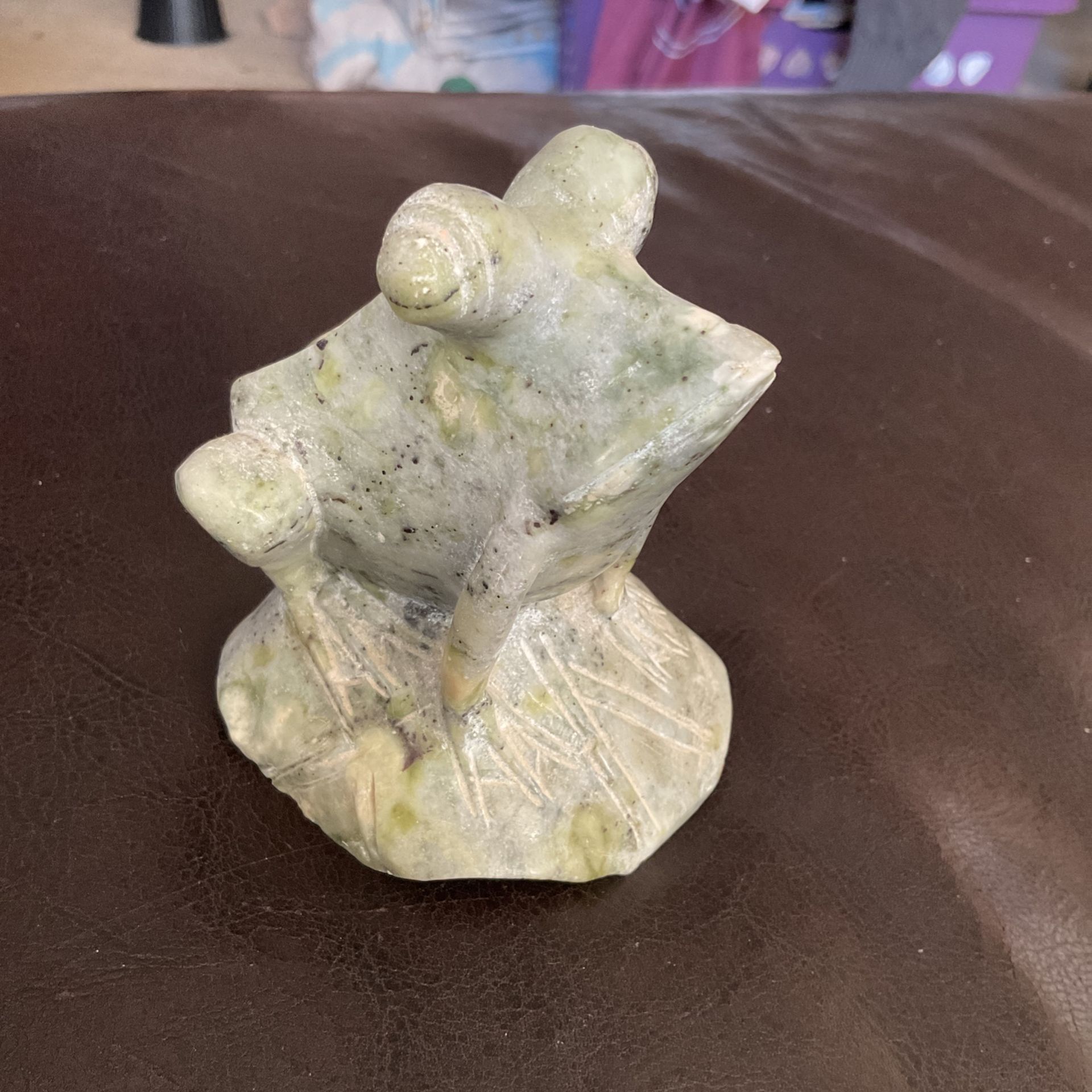 Green Frog Statue