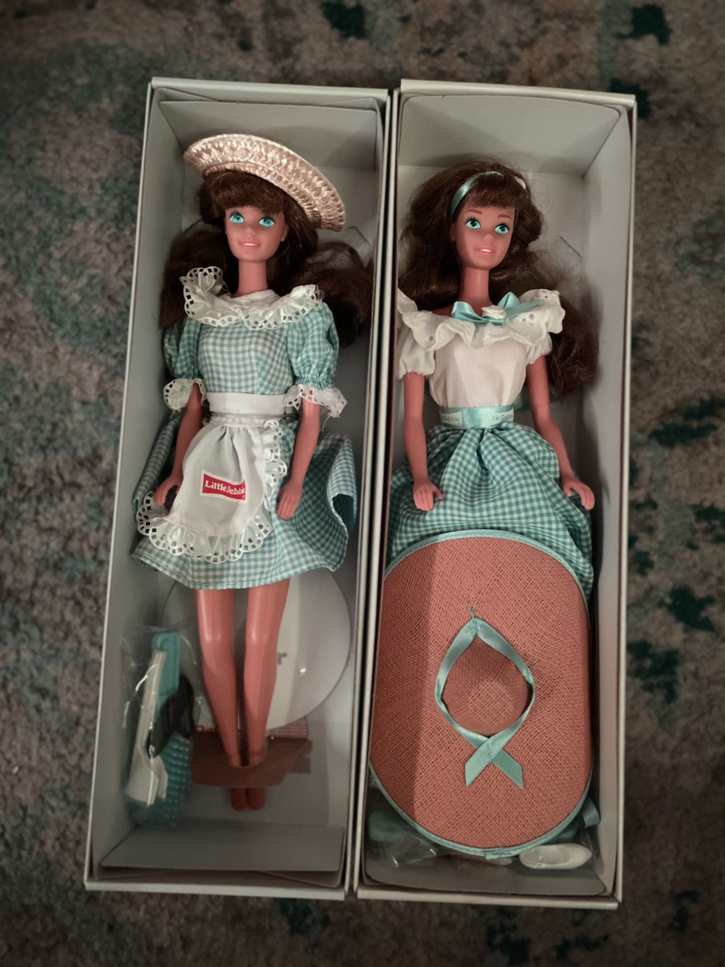 Barbie dolls ~2 Little Debbie Snacks Series #10123 #14616 NRFB