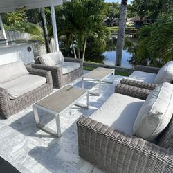 Set Of 4 TOJA Extra Wide Outdoor Chairs- PER CHAIR PRICE