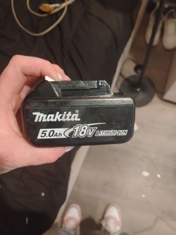 New Makita 18v Lithium Ion 5.0ah