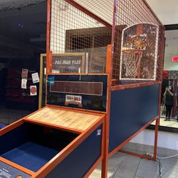 Supershot Skeeball Pop Shot Basketball Arcade Game RARE