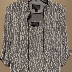 Alex Evenings Twinset - Petite Large $20