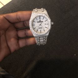 Iced Out Royal Oak Ap For Fashion Great Condition 