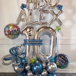 7ft Tall Balloon Bouquet