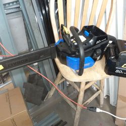 Unused Kobalt 80 Volt Chainsaw 18in