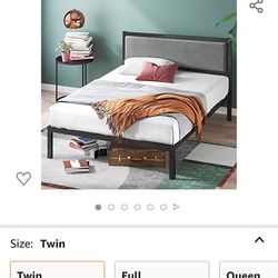 Twin Bed Frame And Back Board 