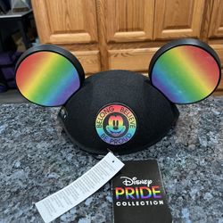 Disney Pride Collection Mickey Rainbow Ears Hat.  Brand New With Tags 