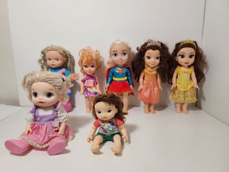 7pcs Barbie Dolls Lot