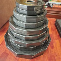 Olympic Weight Set +Olympic  Bar