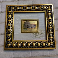 Roma Il Colosseo Colosseum Rome Italy Vintage  23 KT. GOLD LEAF 