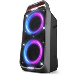 Portable Bluetooth Speaker: 240W Peak Powerful Loud Sound Deep Bass Wireless Boombox Large Subwoofer