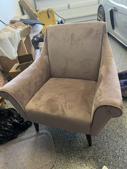 Lavender Arm Chair - $100