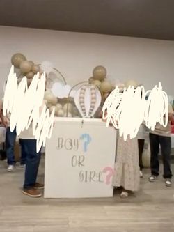 Giant Gender Reveal Box