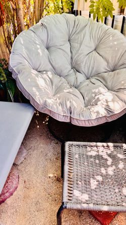 “Outdoor Papasan Chair” “Large