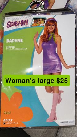 Scooby-Doo Daphne Halloween Costume Women's Large