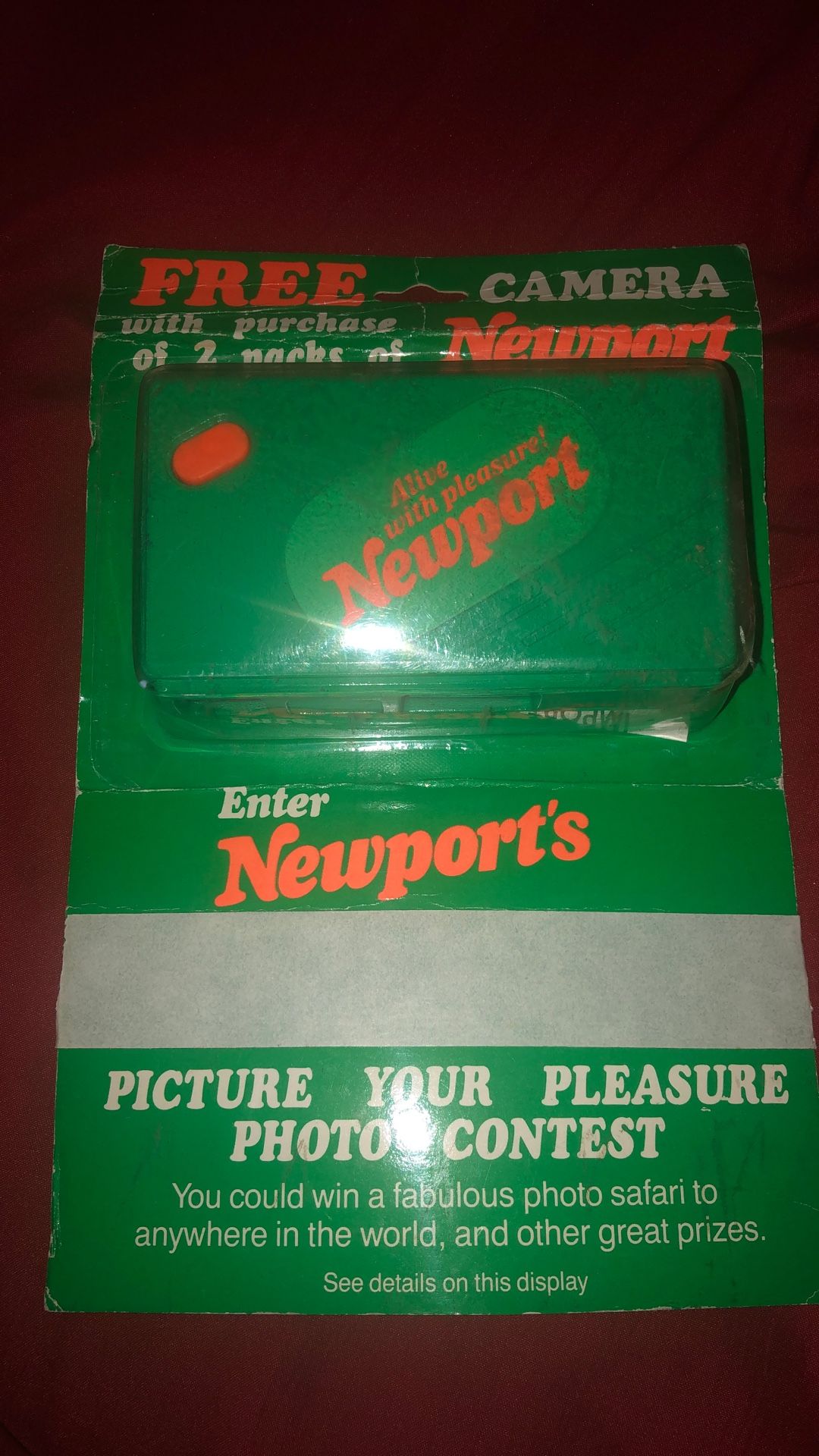 1980s Newport Disposable Camera