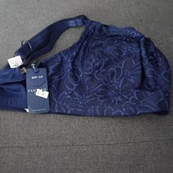 Blue  Bra