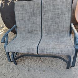 Metal Outdoor Patio Set Table And Chairs Loveseat 