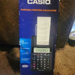 Casio HR-10RC Portable Printing Calculator  - Brand New 
