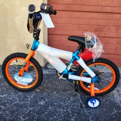NEW 16" Dynacraft Hot Wheels Kid BMX Bike, For Age 5-7 Years